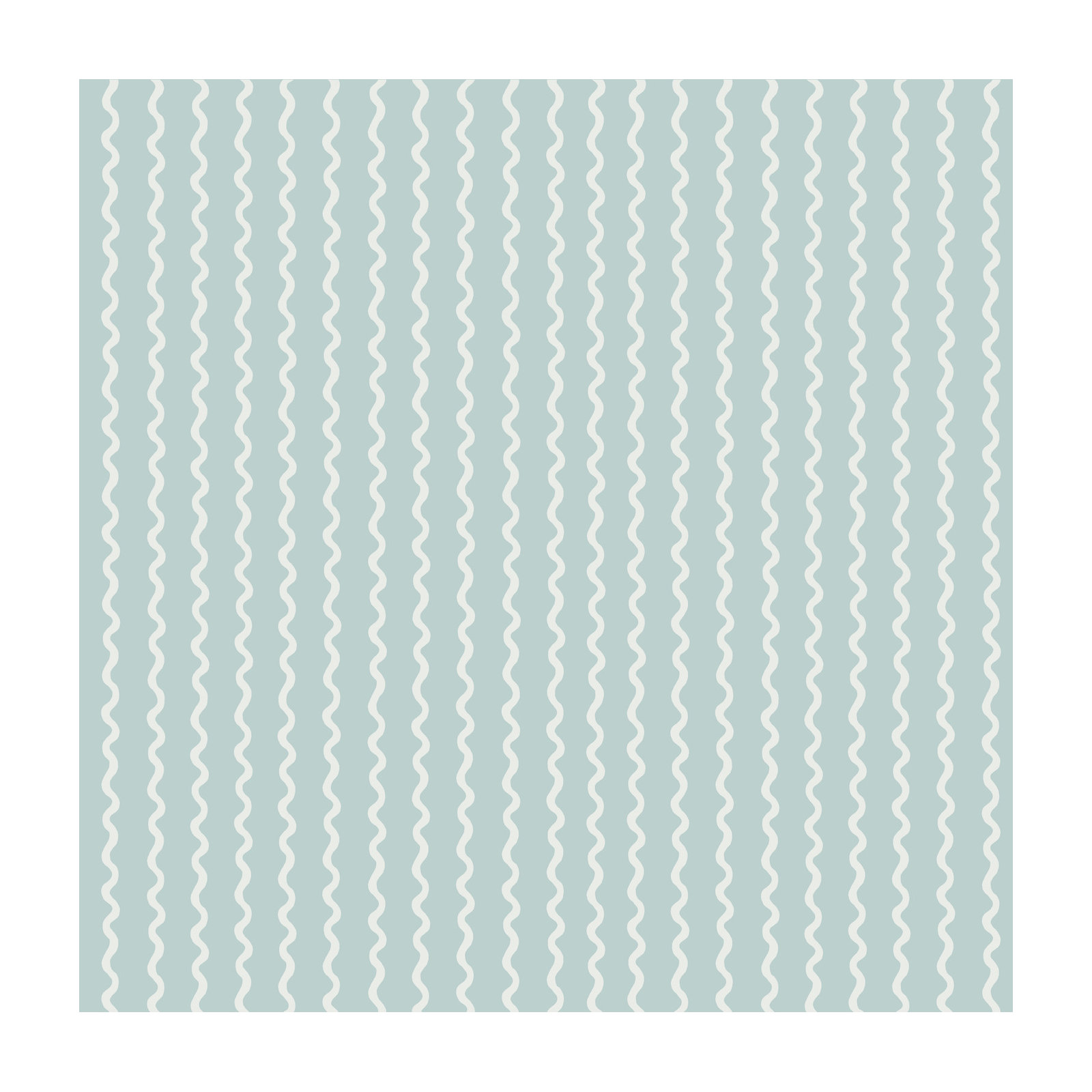 Rickrack Wallpaper, Light Blue