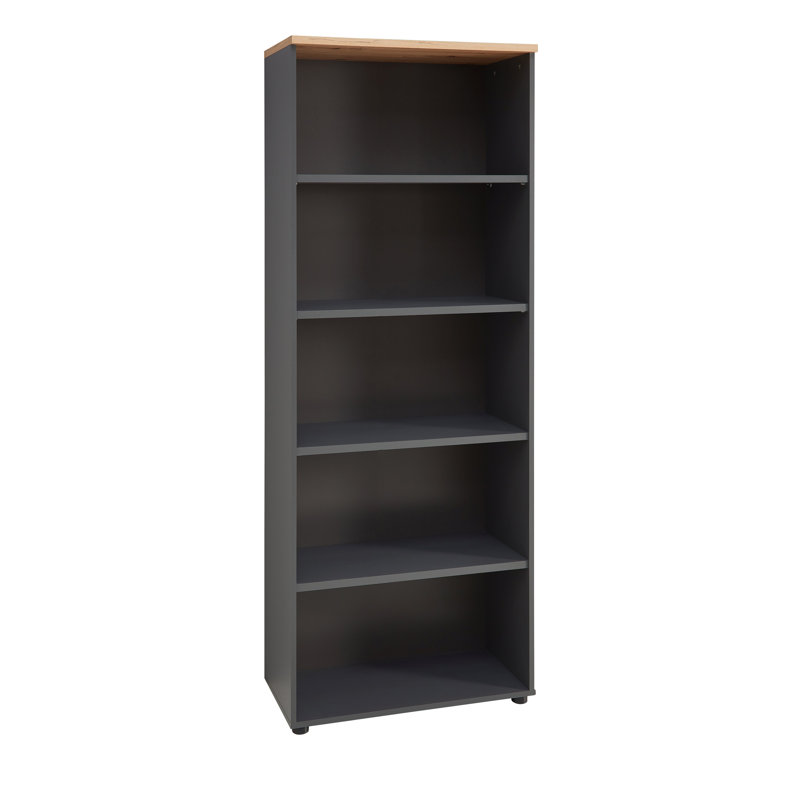 Ruthford Standard Bookcase, (5 Shelves) 197"H x 75"W x 38"D