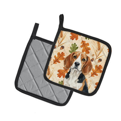 Paire de porte-casseroles Beagle Heirloom Fall