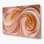 «Lyrical Abstraction 75», art mural en métal brun