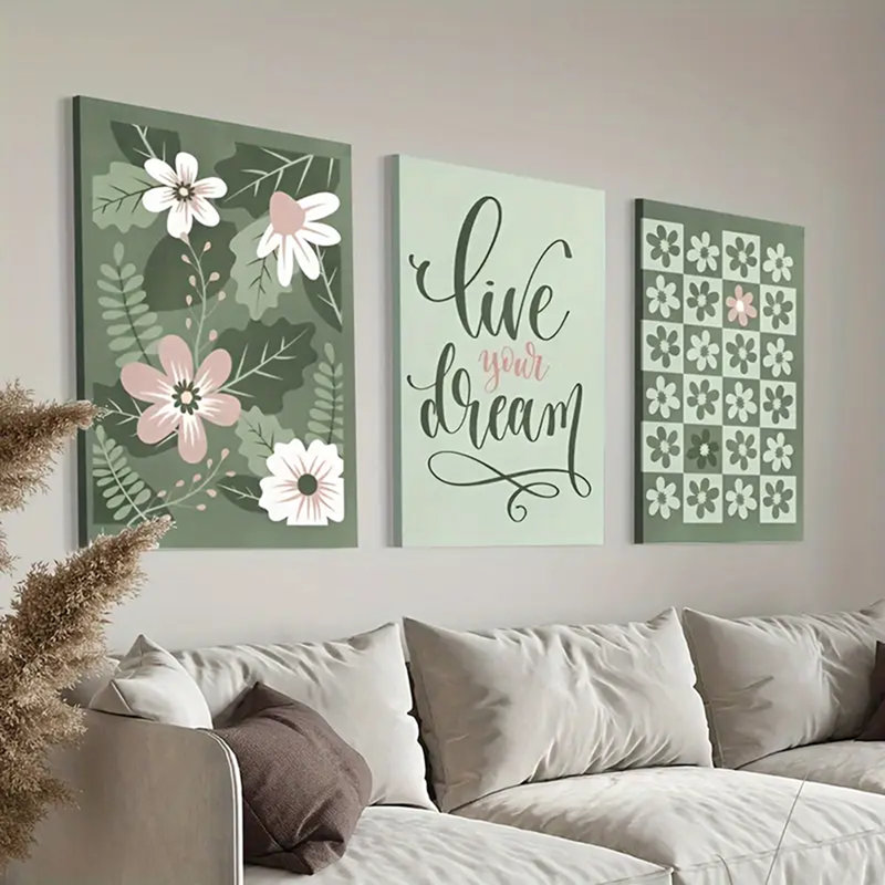 3 Piece Wrapped Canvas Painting