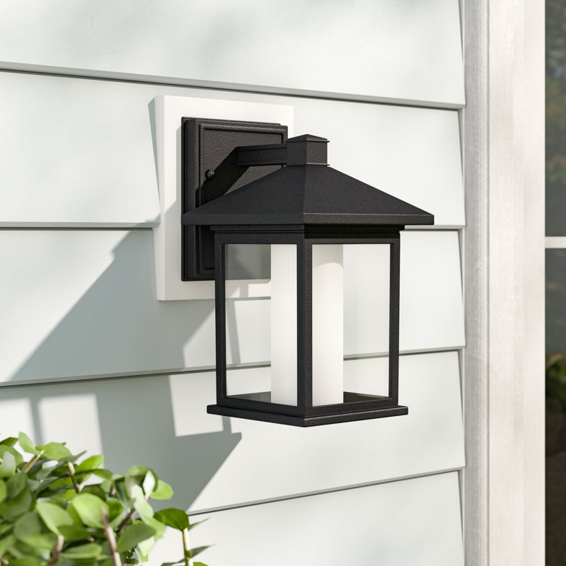 Anneliesse Wall Light, 14" H x 8" W x 9" D, Black