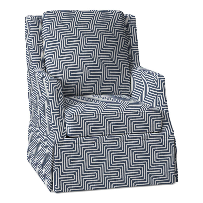 Fauteuil tournant Savannah, Perigold Indigo