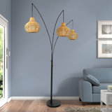 Halima 90'' Black Tree Floor Lamp