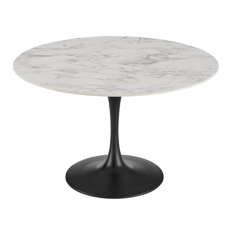 Table de salle à manger Flow, Noir