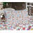 Ambesonne Love Fitted Sheet & Pillow Sham, Multicolor