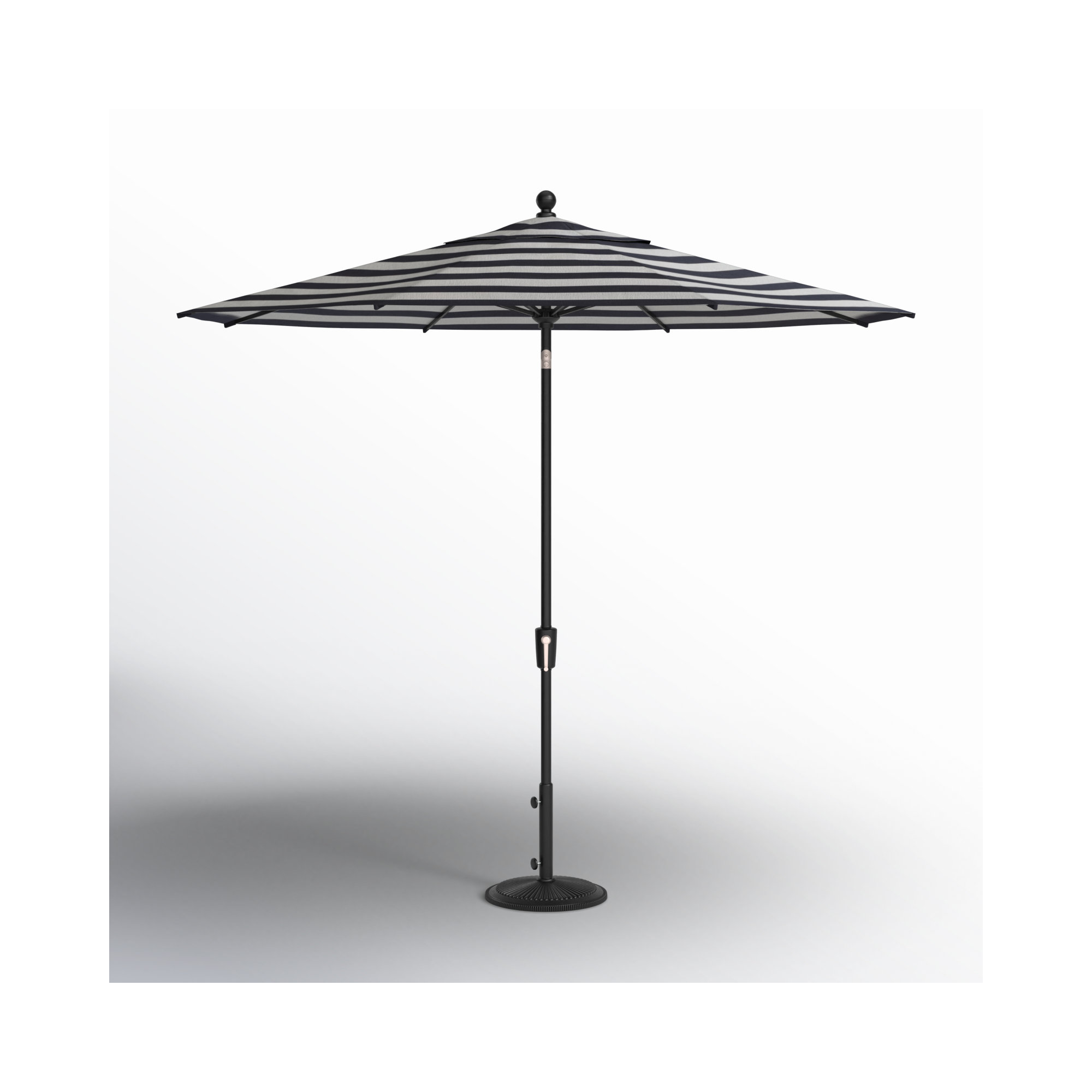 Desma 108'' Sunbrella® Outdoor Umbrella, Black