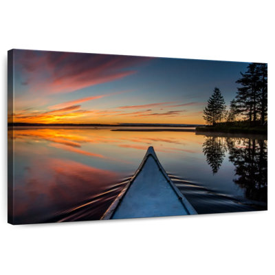 Senne Canoeing At Sunset