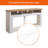 Fireplace TV Stand for TVs up to 70",with 60"smart Electric Fireplace,white-1360547888
