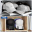 Lot de 2 supports de rangement pour casquettes de baseball, support de bureau en métal