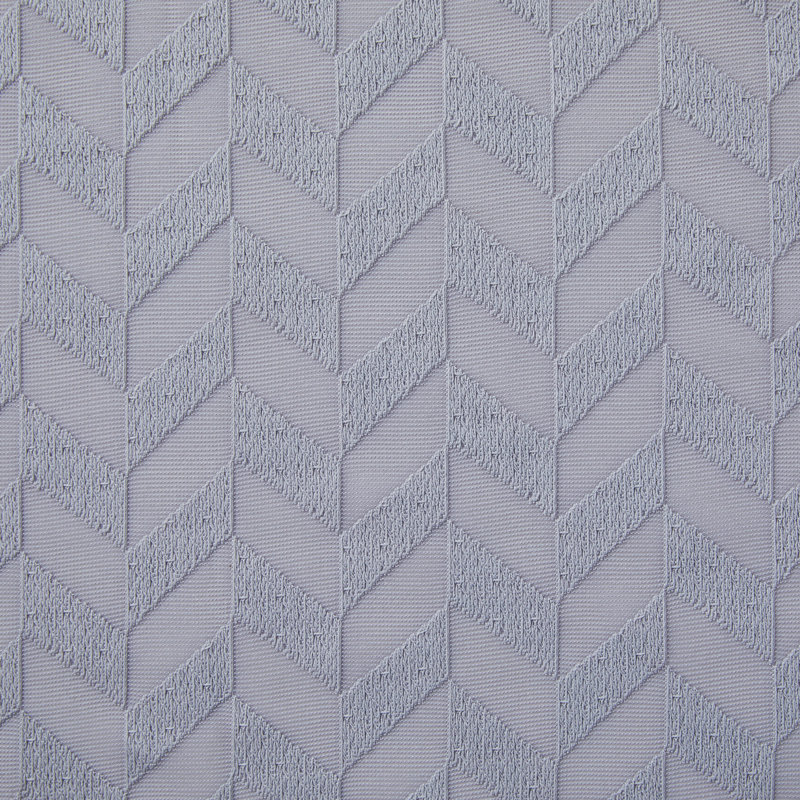 Machen Tailored Cafe Curtain, Silver, 30" W x 36" L