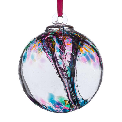 10cm Spirit Ball - Multicoloured Turquoise