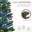 7.38' H Lighted Artificial Spruce Christmas Tree
