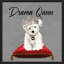 Drama Queen Westie (Square) par By Jodi - impression-1124527867-1124527814