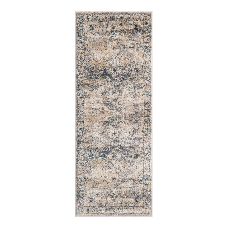 Cambrie Oriental Gray Area Rug, Runner 2' x 5'3"
