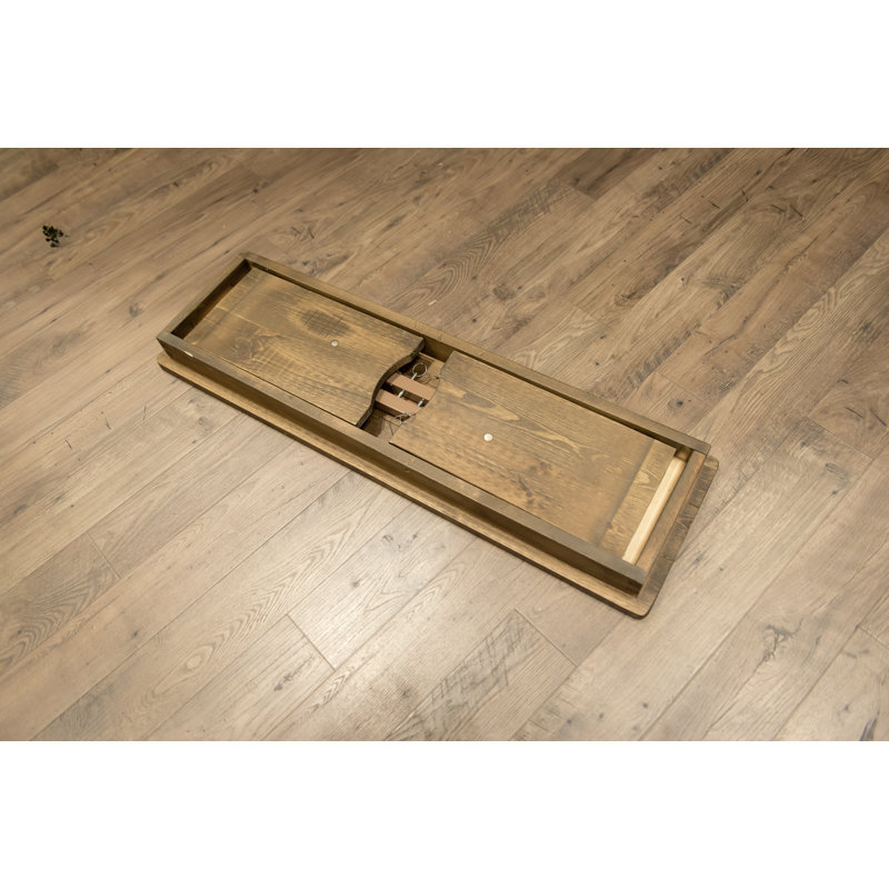 Banc en bois, H 17 po x l 40 po x P 12 po
