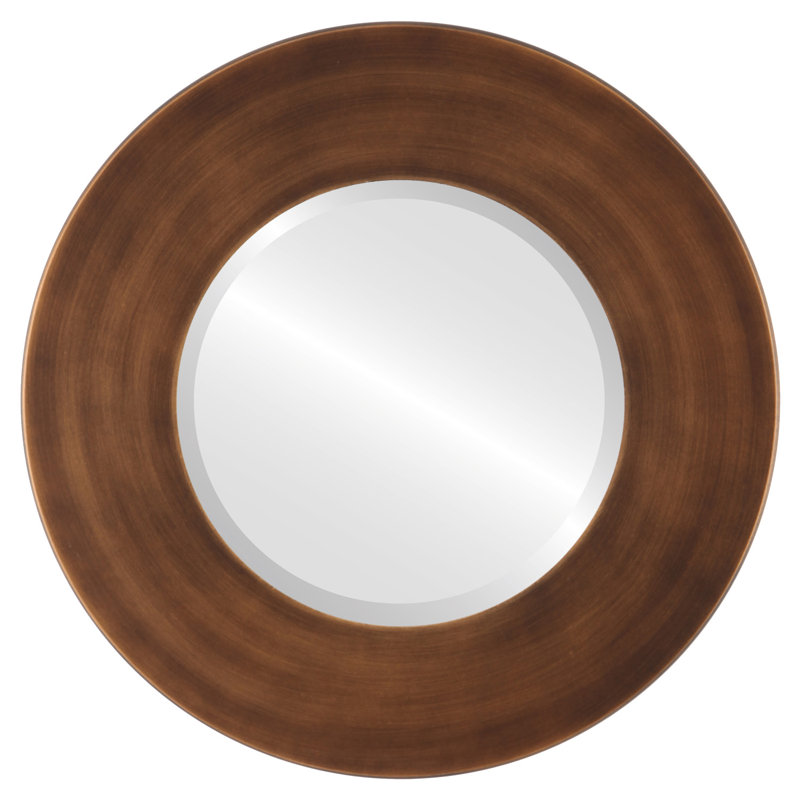 Miroir décoratif en biseau moderne Mahika, 25 po x 25 po