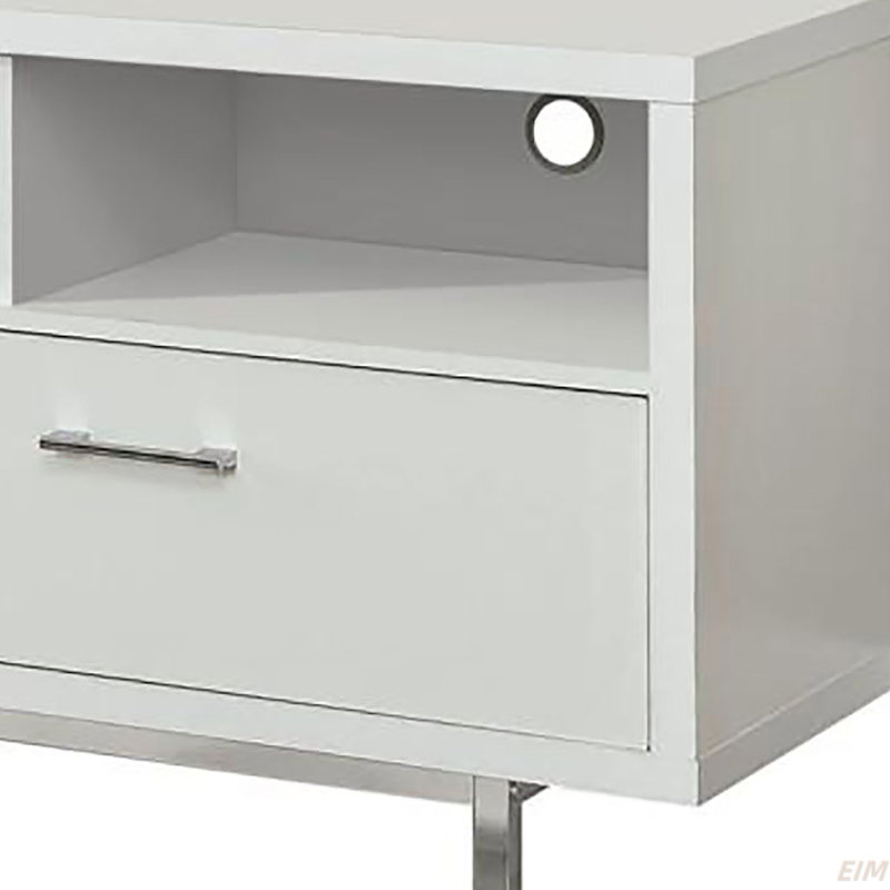 Meuble télé 60 po, Blanc