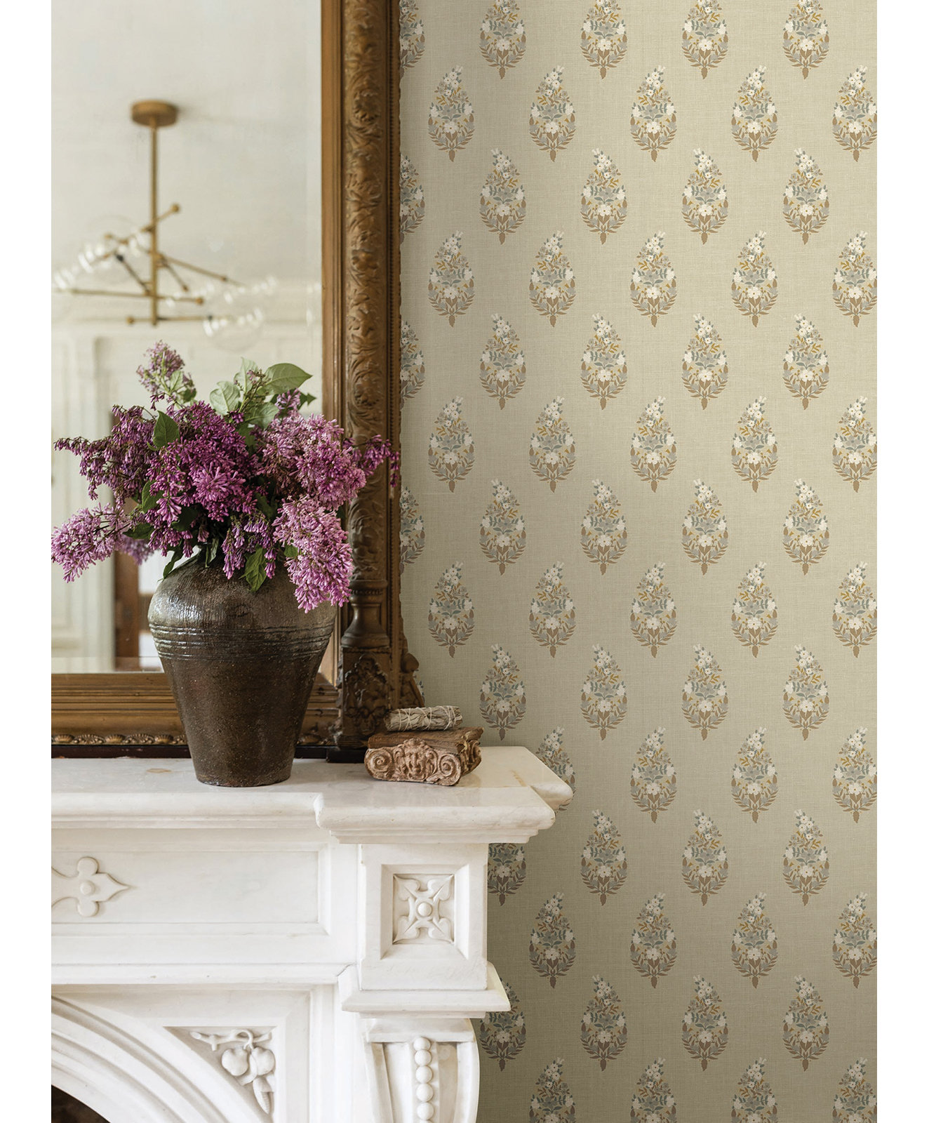 Rifle Paper Co. Paisley Wallpaper, Linen