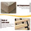 Wooden platform bed with upholstered base-1060308828-1060308831