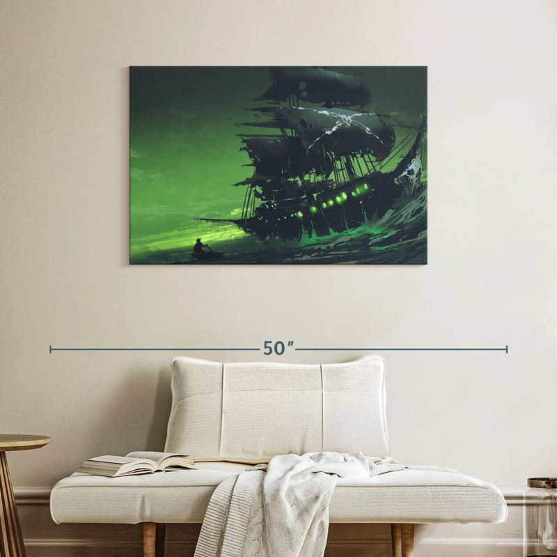 Mehar The Flying Dutchman, 26" H x 39" W