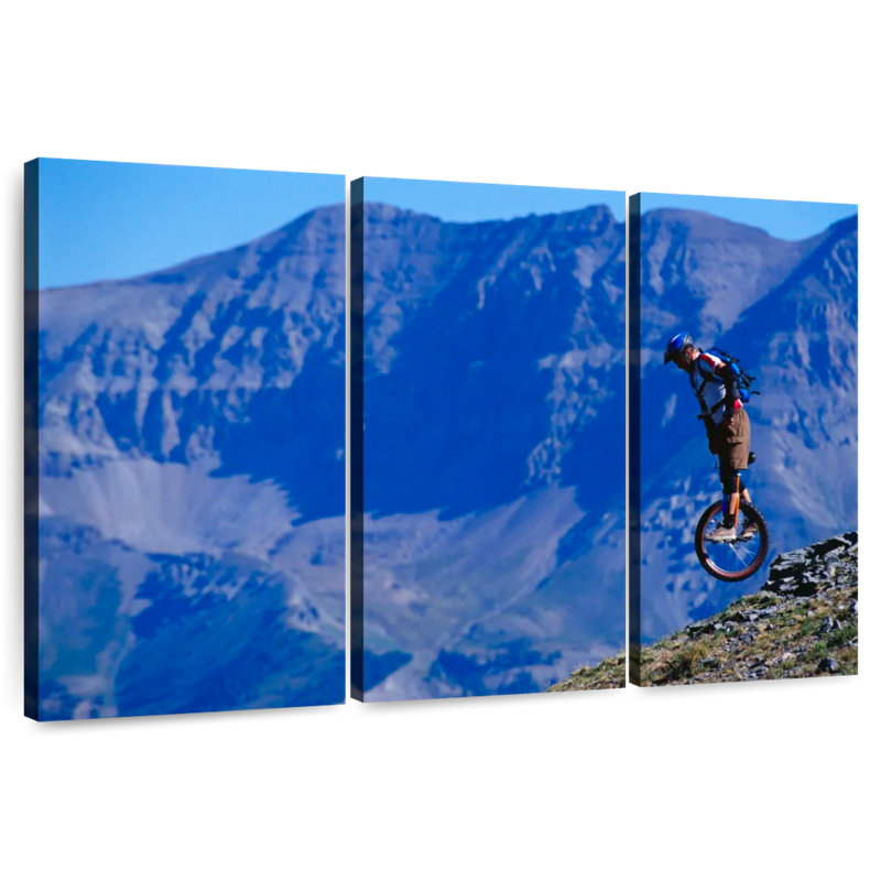 Mehar Mountain Slope Unicycle, 20" H x 33" W