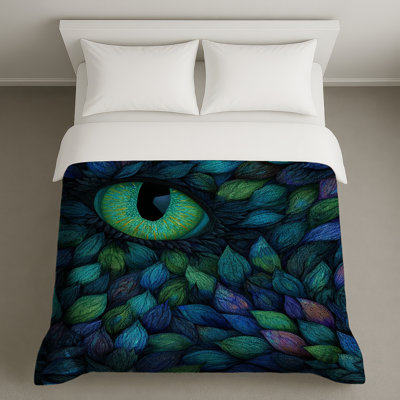 Dragon Eye Bedding Fantasy Duvet Cover Eclectic