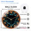 Horloge murale en verre Neon