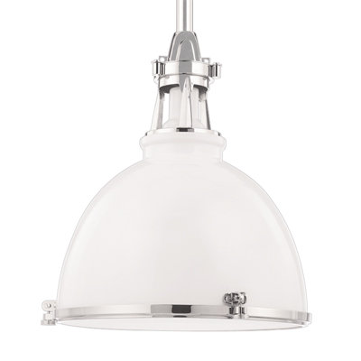 Massena 1 - Light Pendant, Polished Nickel, Polished Nickel
