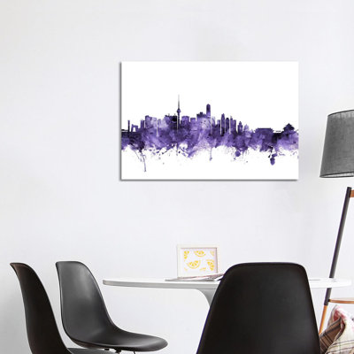 Beijing, China Skyline by Michael Tompsett - Wrapped Canvas Gallery-Wrapped Canvas Giclée
