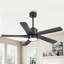 Ventilateur de plafond standard à DEL à 5 pales Athanafis avec télécommande et ensemble d'éclairage inclus-625809390-662771200-664920888