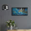 Art mural en métal luxueux «Waves Of Light Over Los Angeles» par Ann Klee, 24 po x 12 po