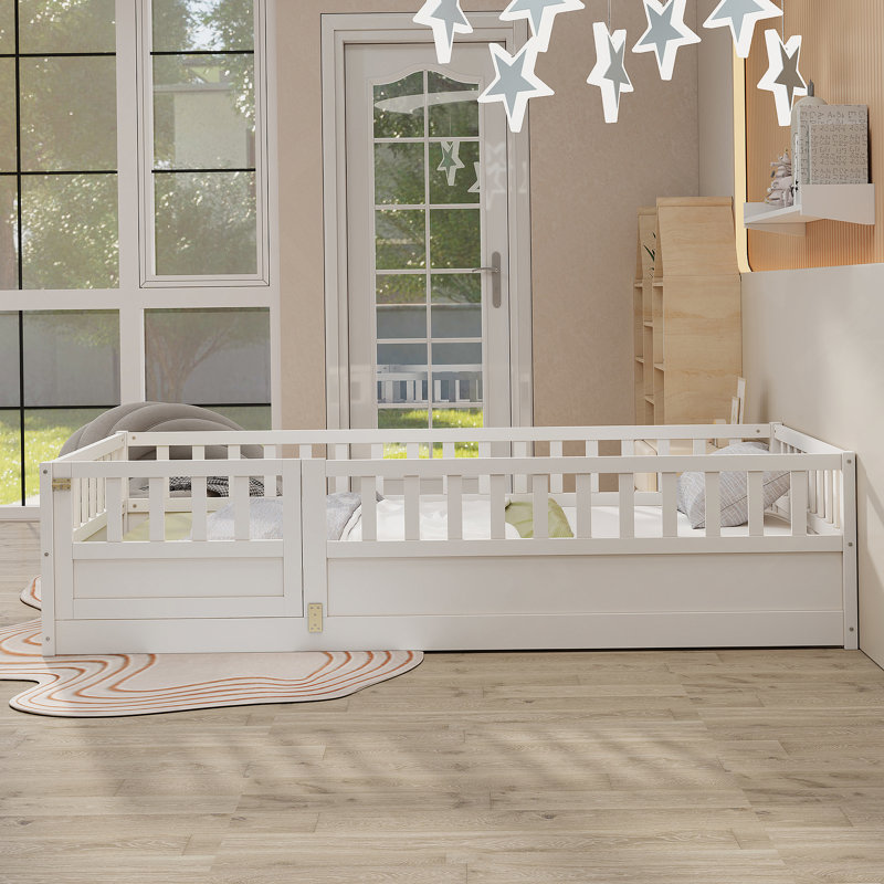 White Twin Bed, Twin, White