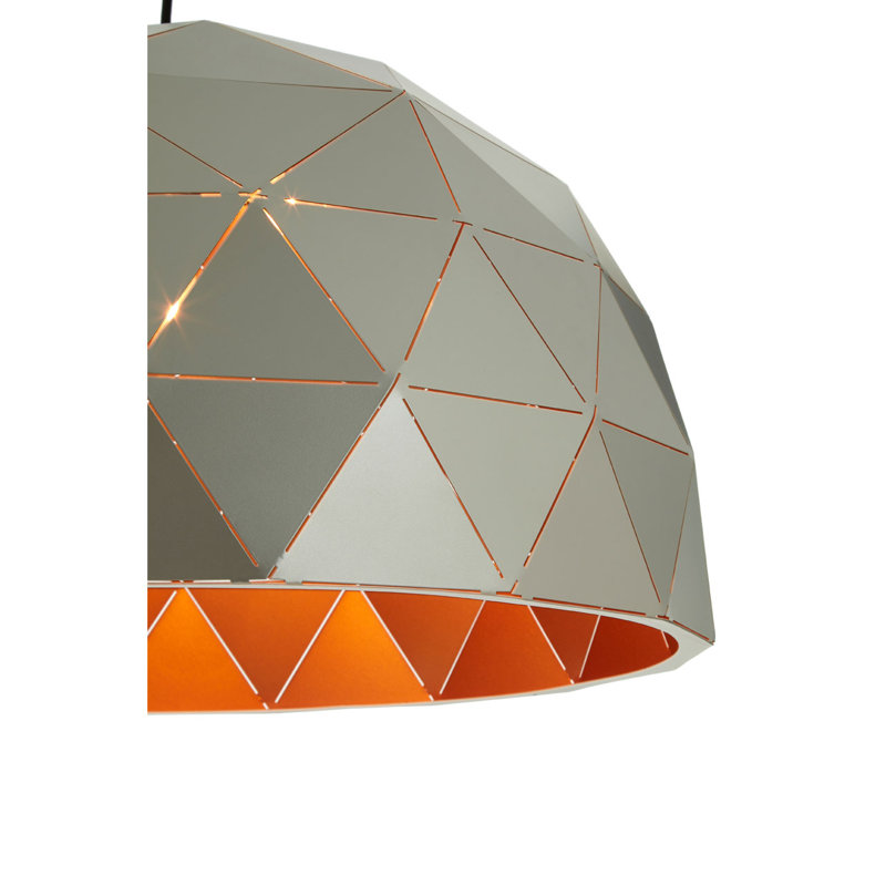Cosima 3 - Light Dome Pendant, Silver, Silver/Gold