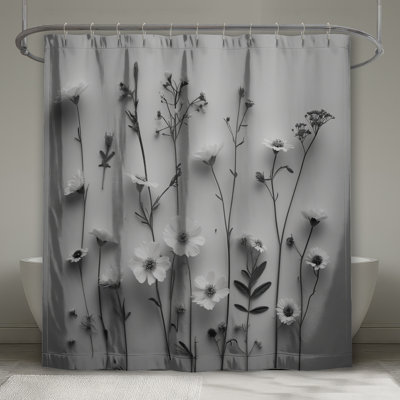 Rideaux de douche monochromes