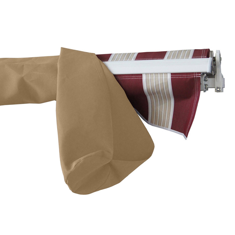 ALEKO Fabric Awning for Awning, 10' H x 8' W , Sand