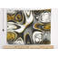 Tapisserie en forme de motif abstrait en fractale en polyester avec accessoires suspendus inclus-28489388