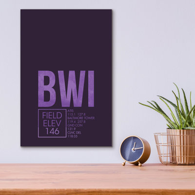 'BWI ATC' by O8 Left, Acrylic Glass Wall Art