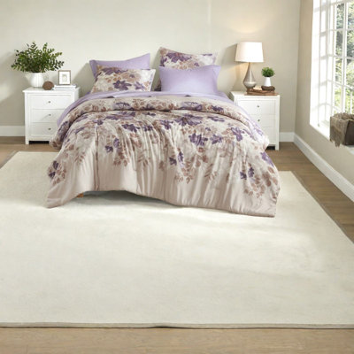 Premium Polyester Bedding Sets, Floral Comforter For Home, Taupe Cal King