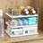 Pantry Organizers YouCopia UpSpace® Cabinet Organizer, Adjustable-Height Sturdy Kitchen Cabinet and Pantry Shelves for Cups, Plates, Spices, Dishes, Wrap and Foil Boxes, Organizing Hero Collection, Smal-109362504-109362503