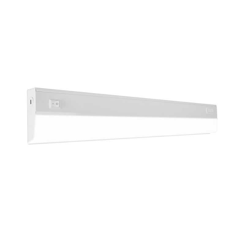 Barre lumineuse DEL sous l'armoire, H 1,10 po x L 24 po x P 3,50 po