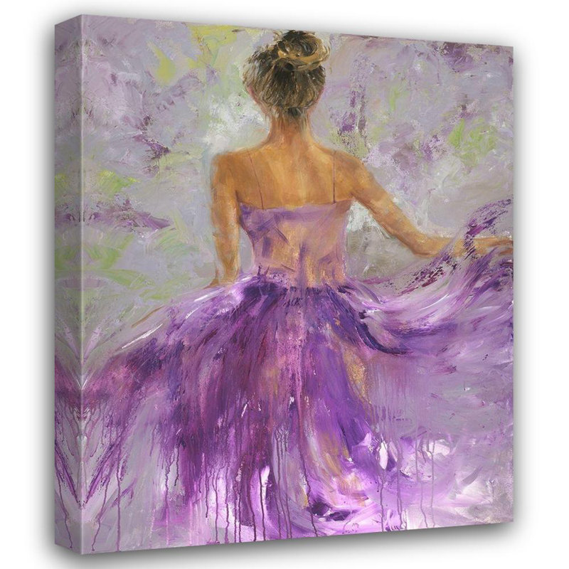 «Lark Manor ™ Joy, Julie», reproduction d'art sur toile tendue: Flowing Vision I, H 44 po x l 36 po