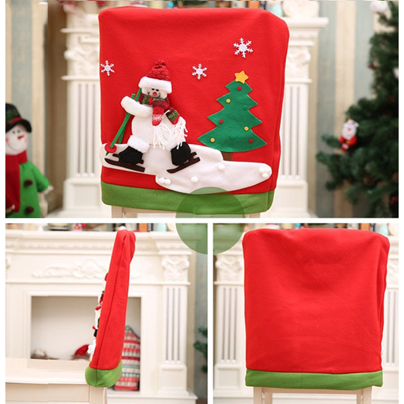 Fabric Box Cushion Dining Chair Slipcover