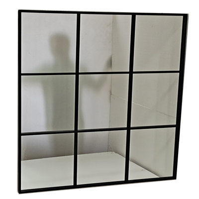 Mathian Metal Flat Wall Mirror