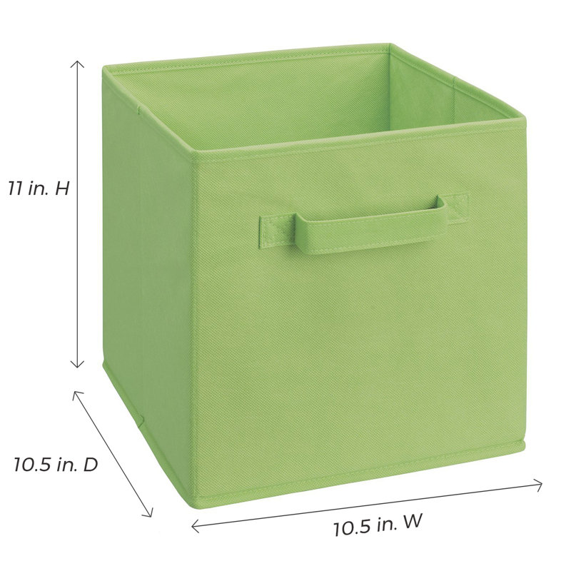 Tiroir en tissu Cubeicals, Vert, Ensemble de 2