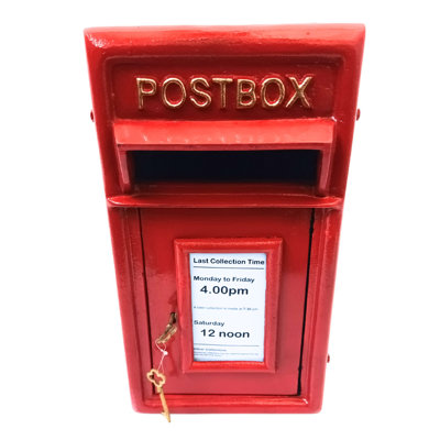Lobato Metal Wall Mounted Post Box