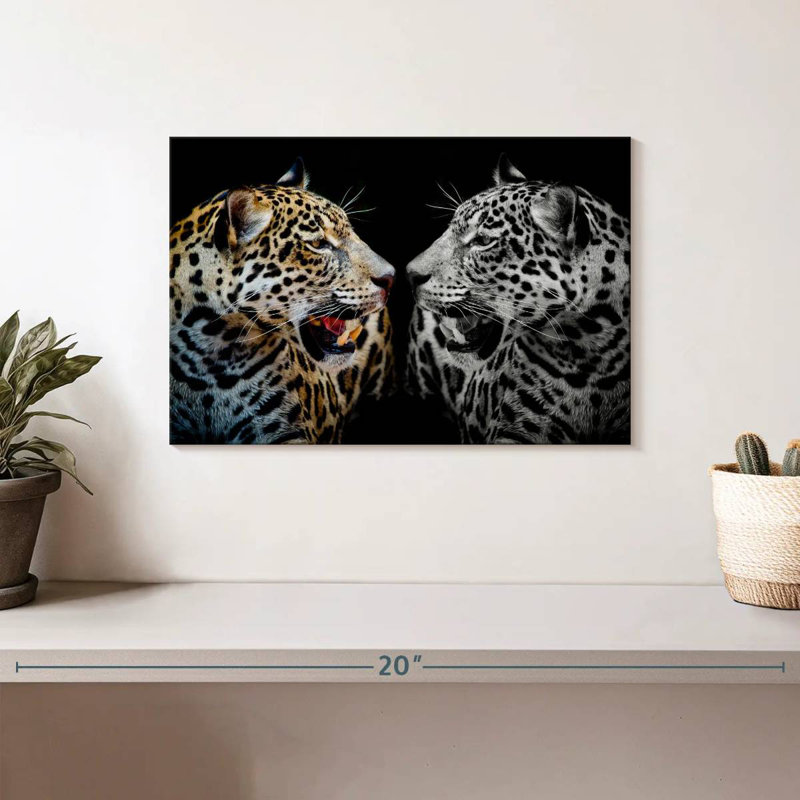 Jaguar Reflection, 8" H x 12" W