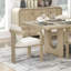 Table de salle à manger moderne avec finition chêne 7pc-130825096