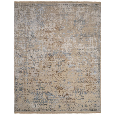 Wool Abstract Area Rug