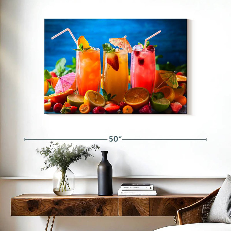 Yarlin jus de fruits d'été, H 26 po x l 39 po